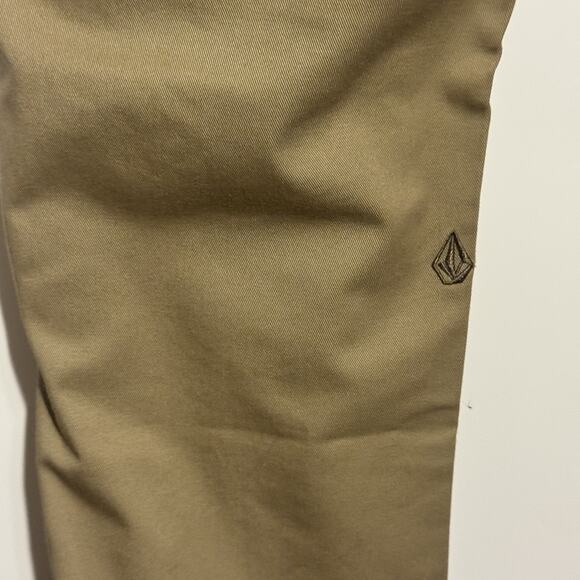 VTG Volcom Pants Mens Sz 36 Brown Chinos Skater True to This - Picture 11 of 11